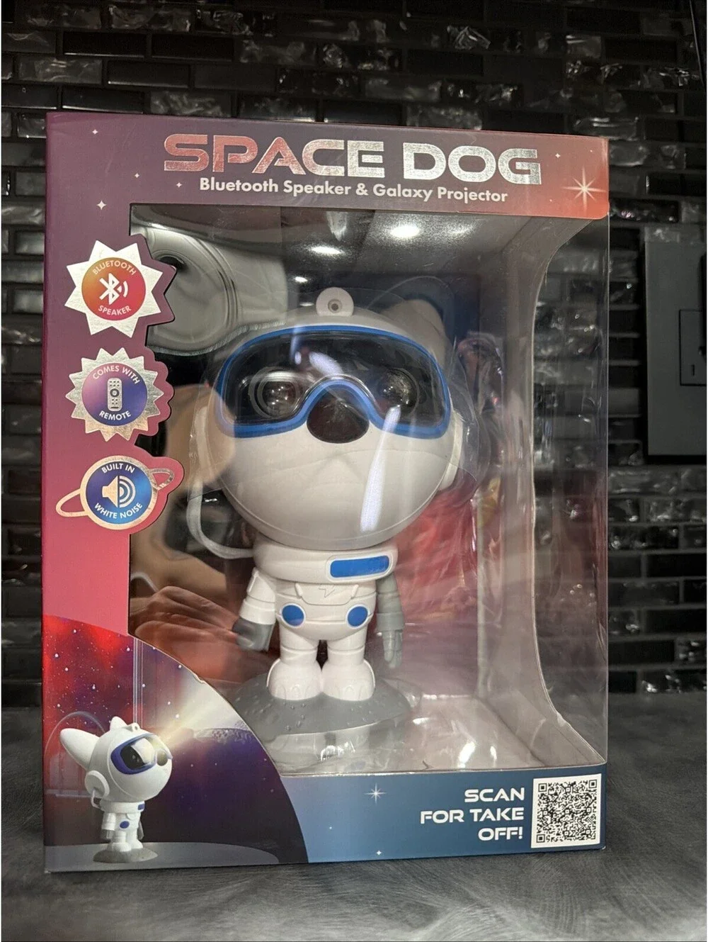 Space Dog - Bluetooth Speaker & Galaxy Projector